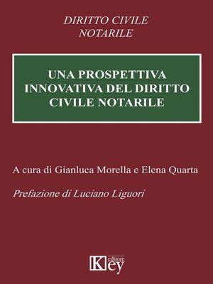 cover image of Una prospettiva innovativa del diritto civile notarile
